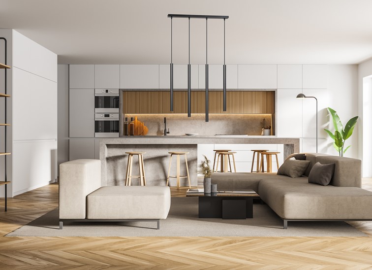 Lampa Wisząca SELTER 4 Czarny