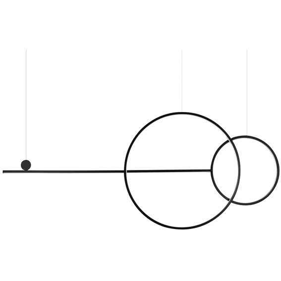 Lampa Wisząca RAGE Czarny