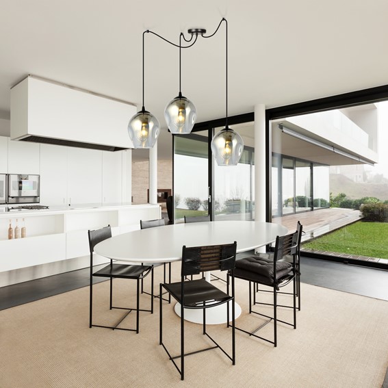 Lampa Wisząca LEVEL 3 Czarny/Grafitowy