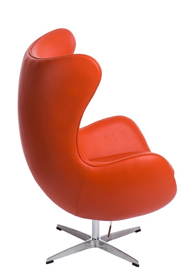Fotel Jajo 66x78x106 Pomarańczowa Skóra Premium 67
