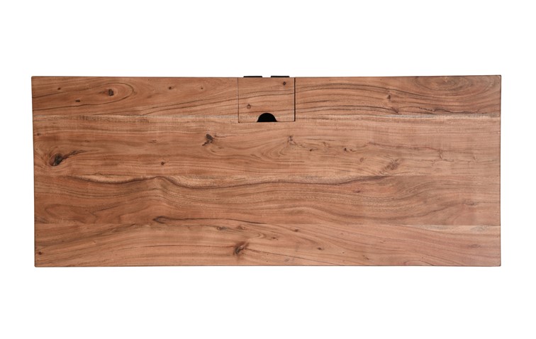 Biurko AVOLA AV2085-5020 Brązowy/Czarny