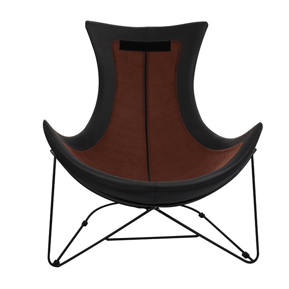 Fotel OTILIA STAND VELVET Czarny