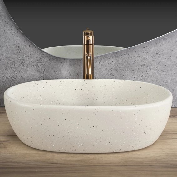 Umywalka Nablatowa AMELIA Imitacja Kamienia