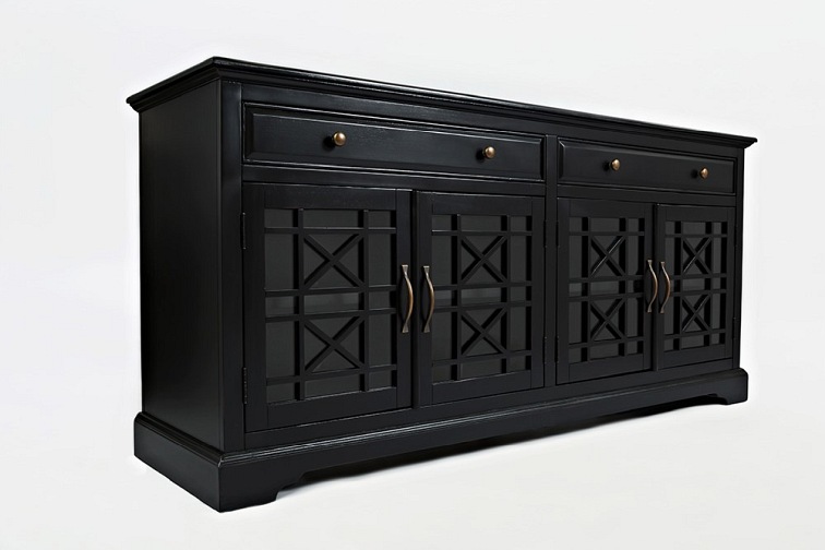 Komoda AV275-9 4D/2S Avola 49x178x82 Czarny