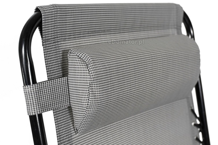 Leżak Ogrodowy Rozkładany Zero Gravity Szary