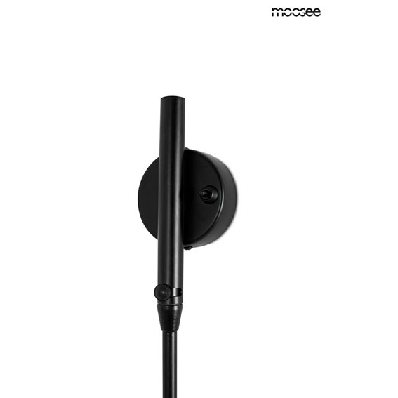 Lampa Ścienna RAVEN Czarny/Biały