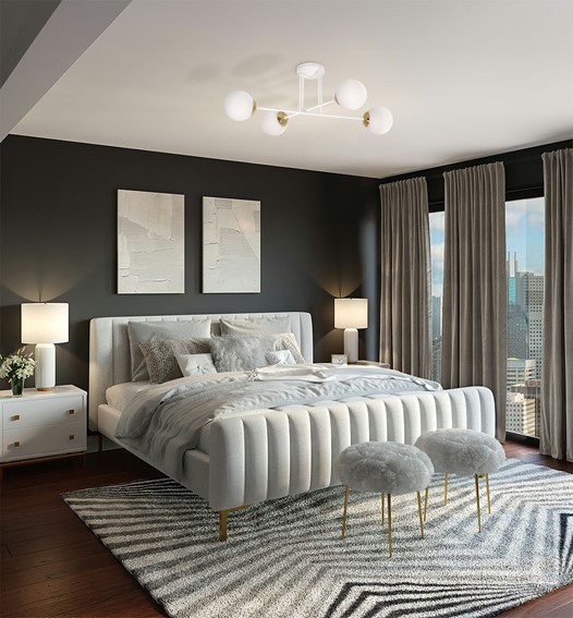 Lampa Wisząca ELMO K-5313 Biały/Złoty