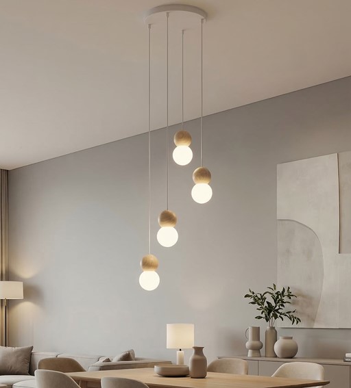 Lampa Wisząca LOOP 4 Biały