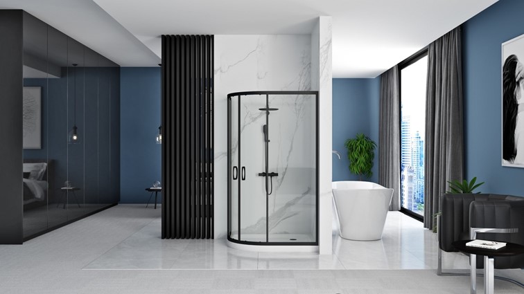 Kabina Prysznicowa LOOK 80x100 Czarny