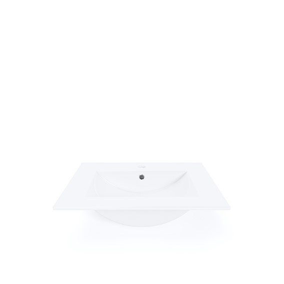 Umywalka Wpuszczana PRATO 60cm Biały