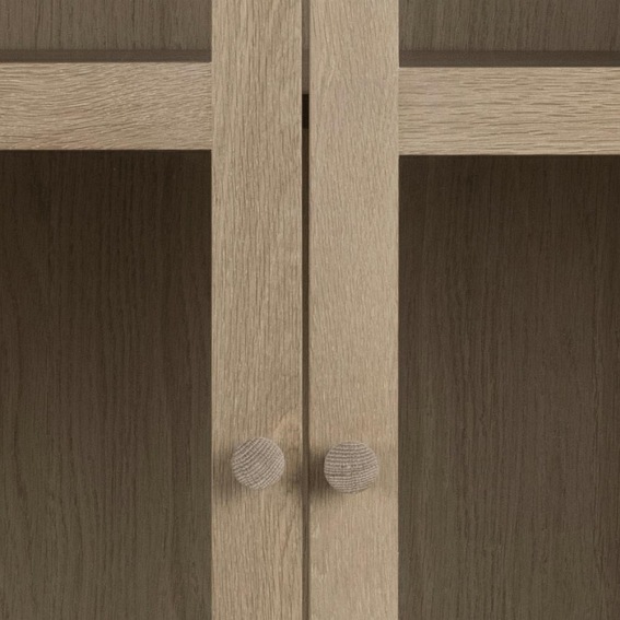 Gablota Aston 40x80x145 Dąb Bielony