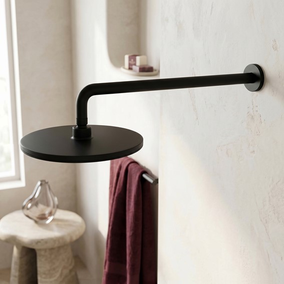 Ramię Do Deszczownicy Okrągłe JS-9021B 40cm Czarny
