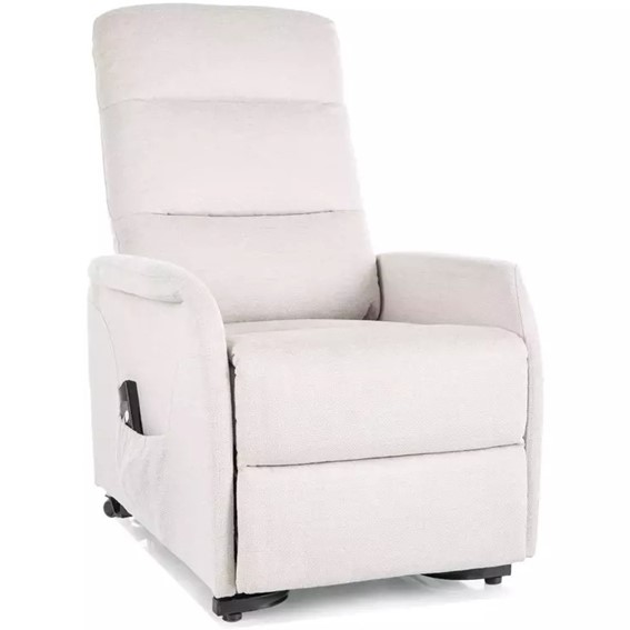 Fotel Rozkładany JUPITER M Brego Jasny Beżowy/Czarny