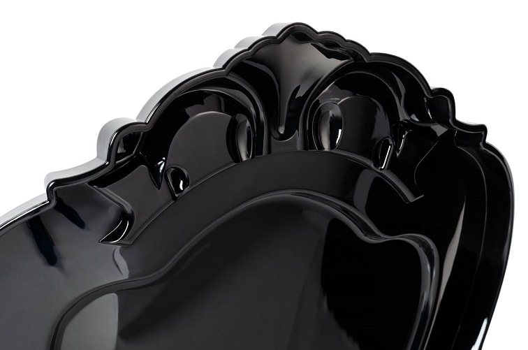 Krzesło KING Czarny/Poliwęglan