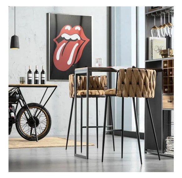 Krzesło Barowe CHEERIO Żółte