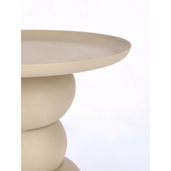 Stolik Kawowy ALPA Fi36cm Beżowy