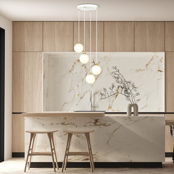 Lampa Wisząca ROYAL 4 Biały