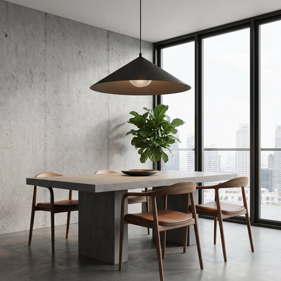 Lampa Wisząca MONO 1L Czarny/Grafitowy