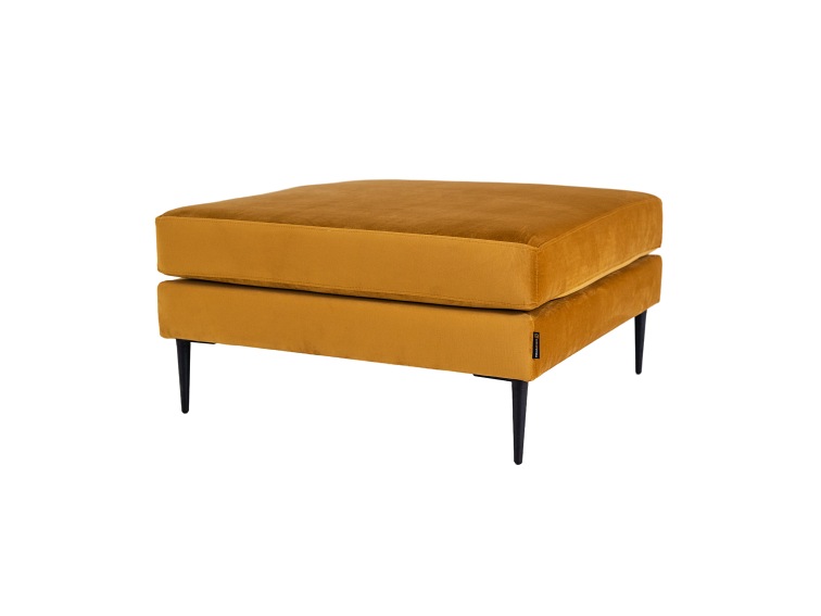 Puf Vergan 84x83x44 Marakuja/Czarny