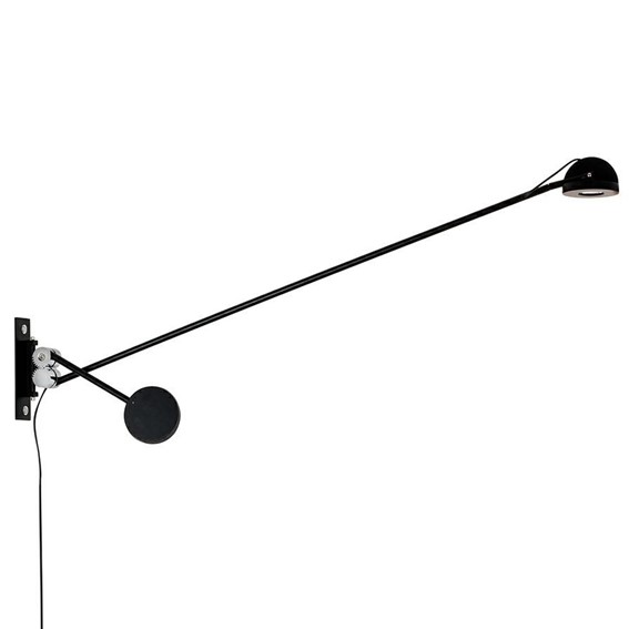 Lampa Ścienna GEAR Czarny