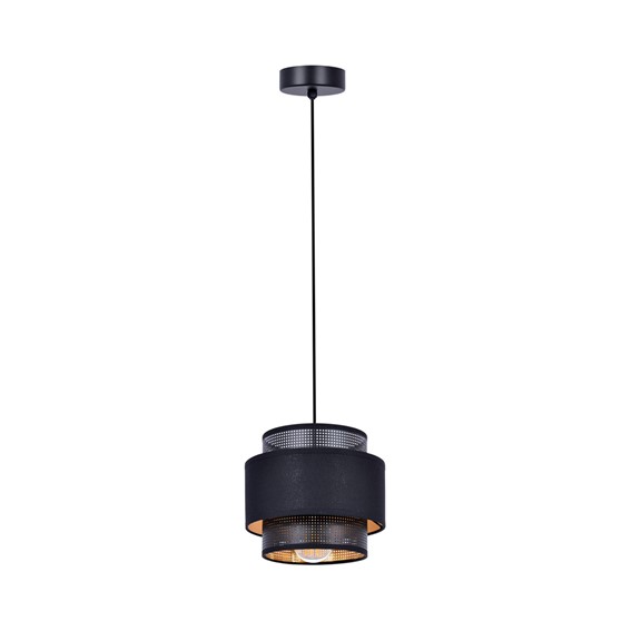 Lampa Wisząca AMOS K-5280 Czarny/Złoty