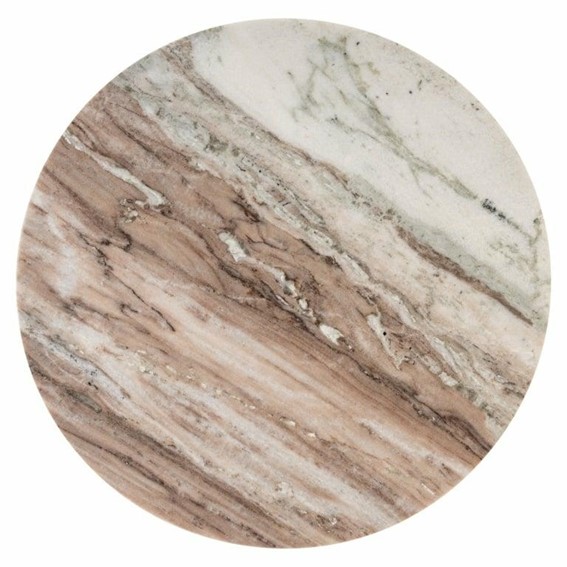 Stolik BARLEY Fi45,5cm Brązowy