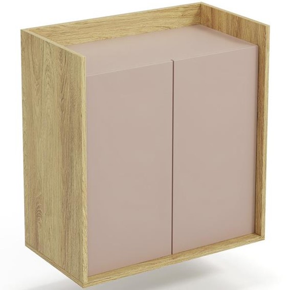 Szafka MOBIUS 2D Naturalny/Antyczny Róż