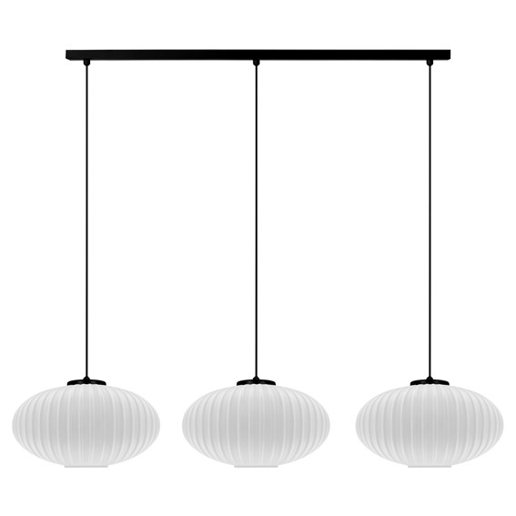 Lampa Wisząca PESO K-5673 Biały/Czarny