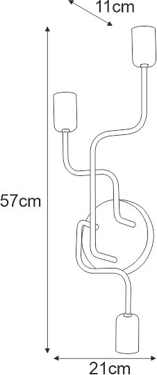 Kinkiet PEKA K-4046 Biały