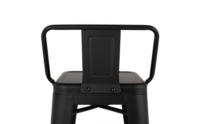 Krzesło Barowe TOWER BACK 66 Czarny