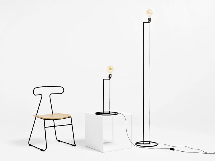 Lampa Stołowa Strang Table 31x36 Czarny