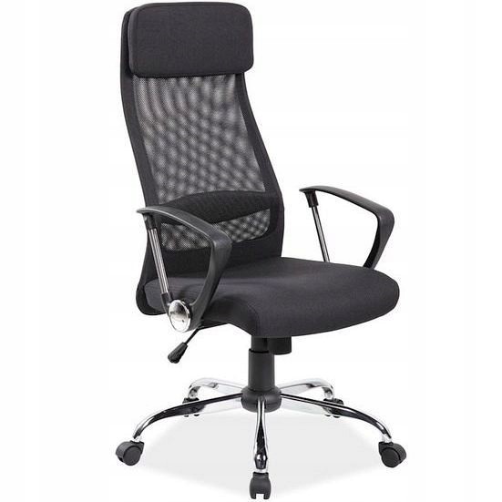 Fotel Obrotowy Q-345 Czarny