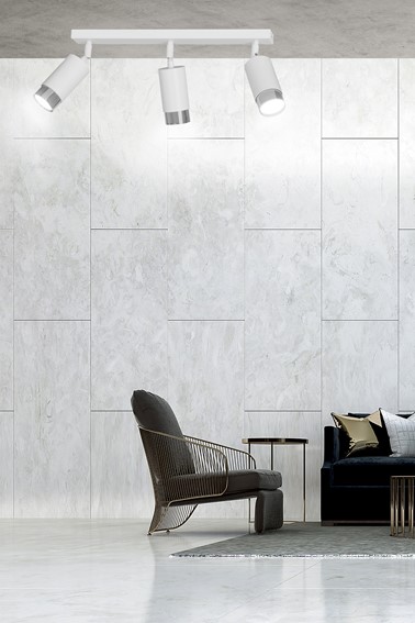 Lampa Sufitowa HIRO 3 Biały/Chrom