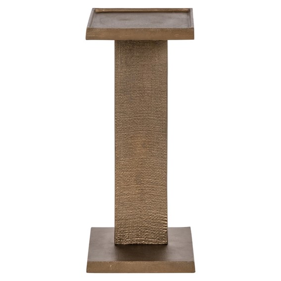 Stolik FOLEY 25x25cm Antyczny Mosiądz