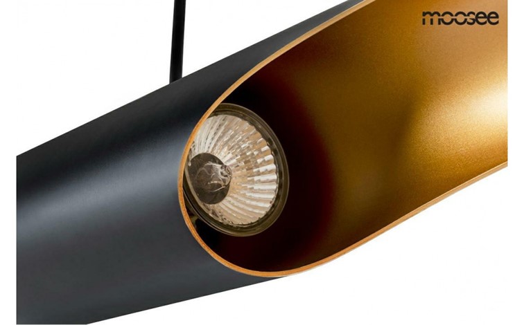 Lampa Wisząca CONTEO Czarny/Złoty