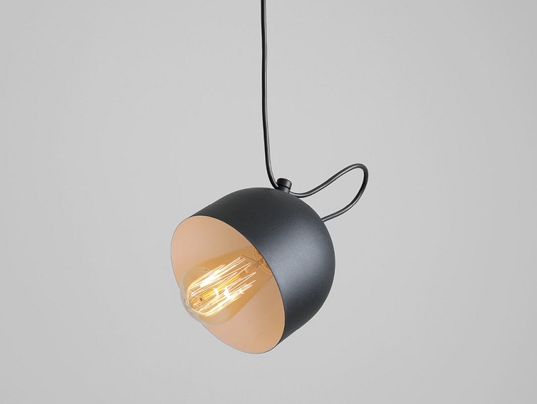 Lampa wisząca POPO 1 – czarny