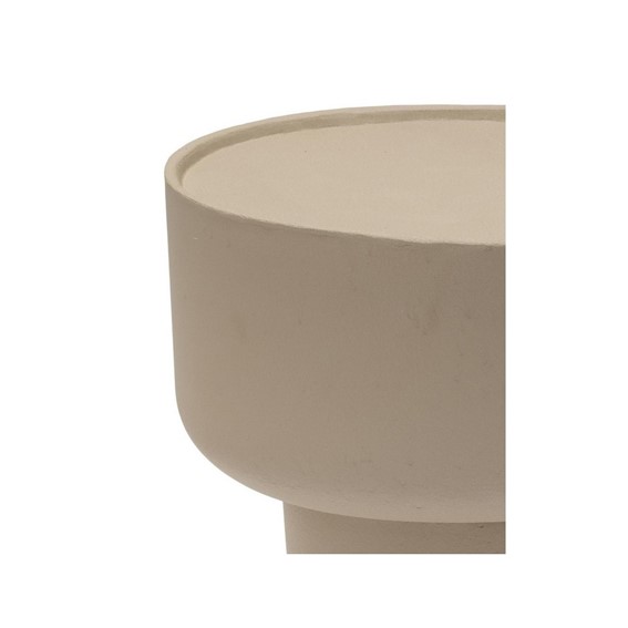 Stolik Kawowy ALLIGATOR OV Fi43x32cm Beżowy