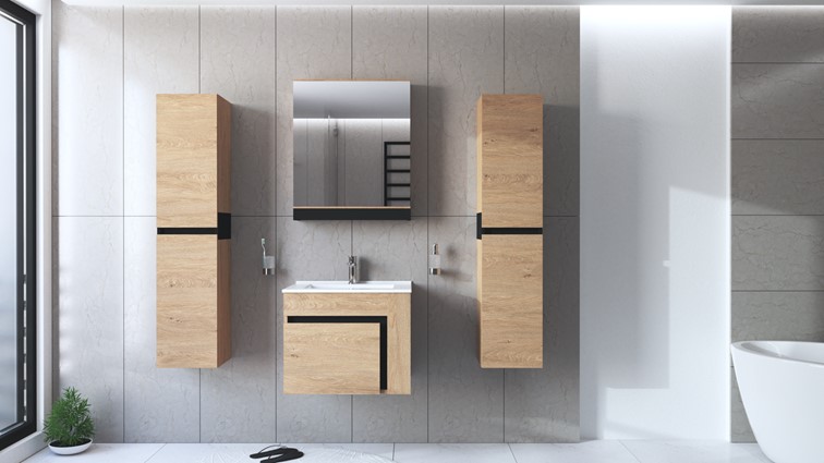 Szafka Pod Umywalkę DUESA 60/1S Dąb Złoty