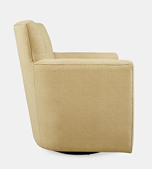 Fotel Obrotowy LEITH LET72Y Żółty