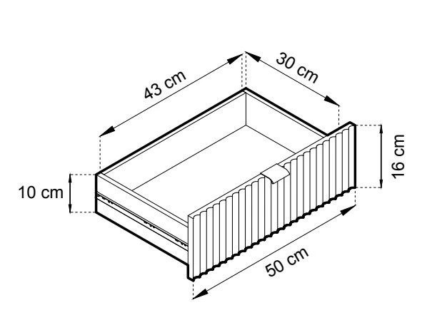 Szafka RTV DELICIOUS 2 Czarny