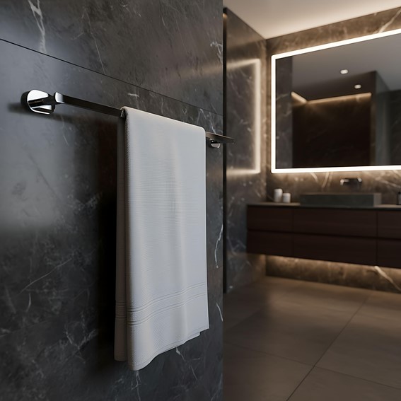 Wieszak Łazienkowy Jednoramienny TIL 101 Chrom