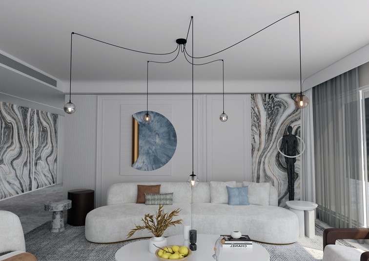 Lampa Wisząca GIGI 5 MIX Czarny