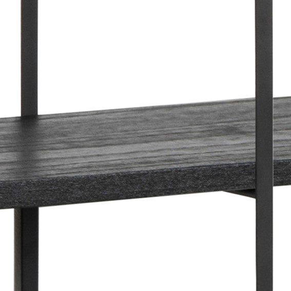 Półka BELFAST 2 Popielaty Czarny
