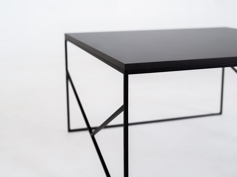 Stół Kawowy Fancy Basic 80x80 Czarny