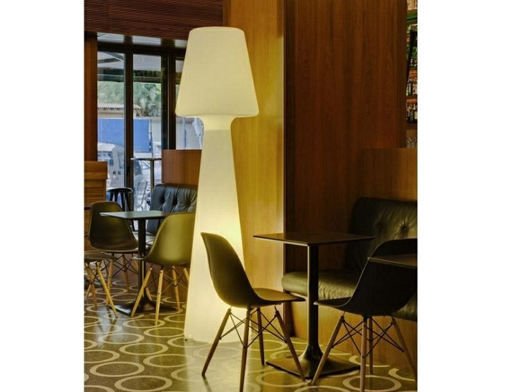 Lampa podłogowa Lola 200 Biała, LED zasil. przewodowe