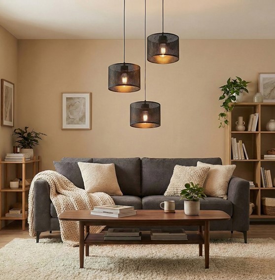 Lampa Wisząca LUX 3 PREM Czarny