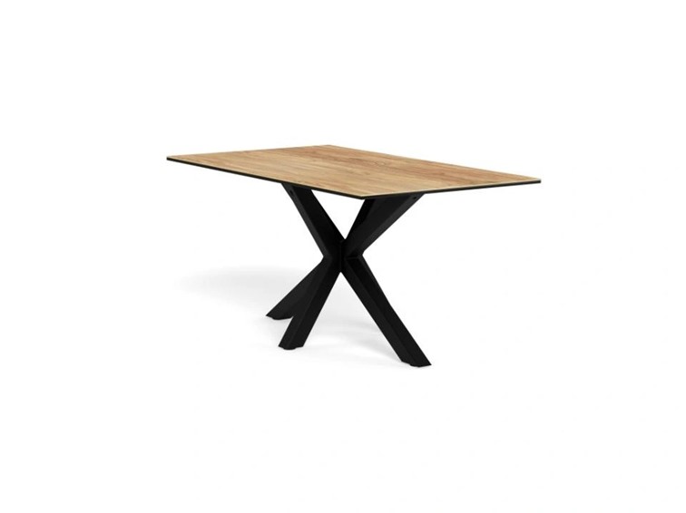 Stół HEAVEN 160x90 Dąb Naturalny/Czarny