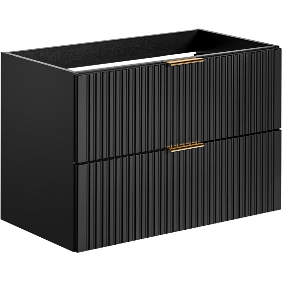 Szafka pod Umywalkę Adel Black 82-80-B-2S 46x80x57 Czarny