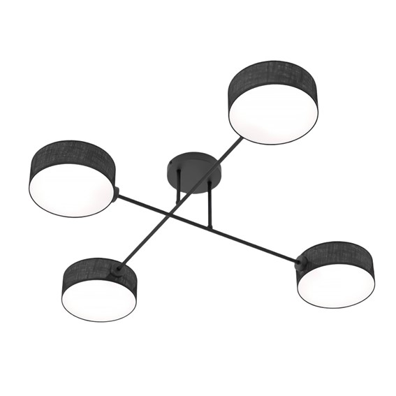 Lampa Sufitowa MAGA 4 Czarny