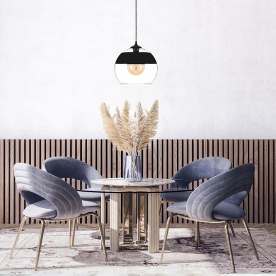 Lampa Wisząca SUNNIA 1M Czarny